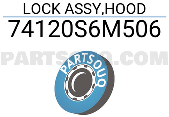 Honda 74120S6M506 LOCK ASSY,HOOD