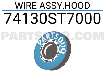 Honda 74130ST7000 WIRE ASSY,HOOD
