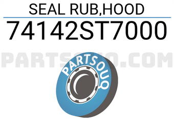 Honda 74142ST7000 SEAL RUB,HOOD