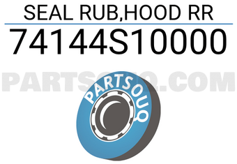 Honda 74144S10000 SEAL RUB,HOOD RR
