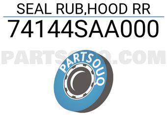 Honda 74144SAA000 SEAL RUB,HOOD RR