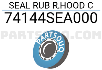 Honda 74144SEA000 SEAL RUB R,HOOD C