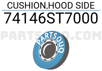 Honda 74146ST7000 CUSHION,HOOD SIDE