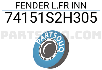 Honda 74151S2H305 FENDER L,FR INN