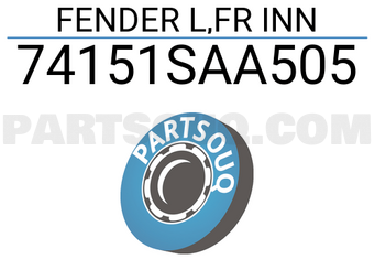 Honda 74151SAA505 FENDER L,FR INN