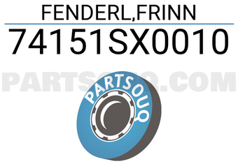 Honda 74151SX0010 FENDERL,FRINN