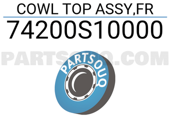 Honda 74200S10000 COWL TOP ASSY,FR
