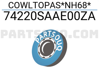 Honda 74220SAAE00ZA COWLTOPAS*NH68*