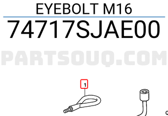 Honda 74717SJAE00 EYEBOLT M16