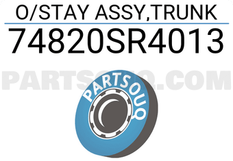Honda 74820SR4013 O/STAY ASSY,TRUNK