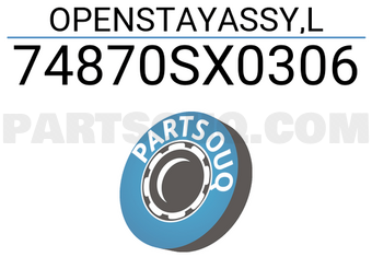 Honda 74870SX0306 OPENSTAYASSY,L