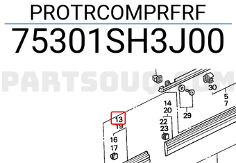 Honda 75301SH3J00 PROTRCOMPRFRF