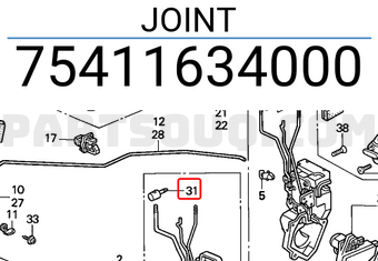 Honda 75411634000 JOINT