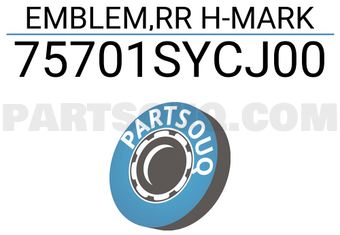 Honda 75701SYCJ00 EMBLEM,RR H-MARK