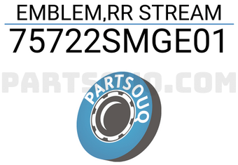 Honda 75722SMGE01 EMBLEM,RR STREAM