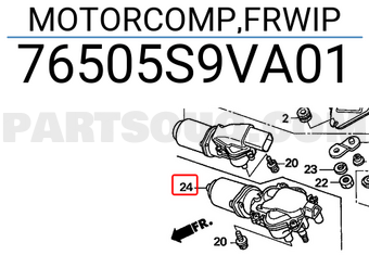 Honda 76505S9VA01 MOTORCOMP,FRWIP