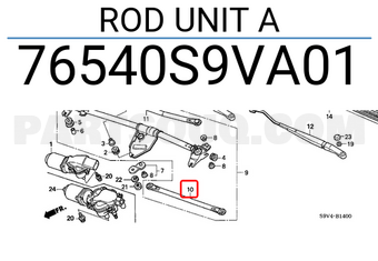Honda 76540S9VA01 ROD UNIT A