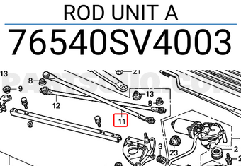 Honda 76540SV4003 ROD UNIT A