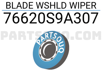 Honda 76620S9A307 BLADE WSHLD WIPER