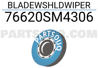 Honda 76620SM4306 BLADEWSHLDWIPER