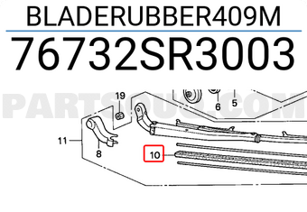 Honda 76732SR3003 BLADERUBBER409M