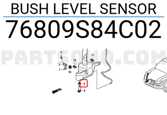 Honda 76809S84C02 BUSH LEVEL SENSOR