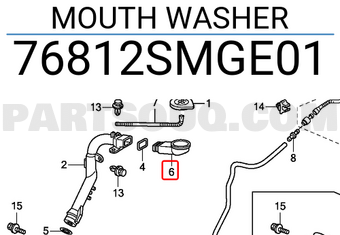 Honda 76812SMGE01 MOUTH WASHER