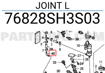 Honda 76828SH3S03 JOINT L