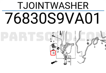Honda 76830S9VA01 TJOINTWASHER