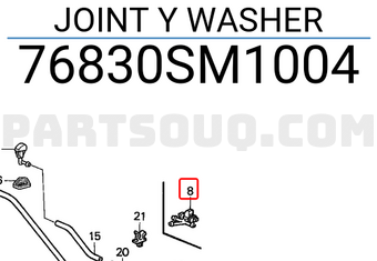 Honda 76830SM1004 JOINT Y WASHER