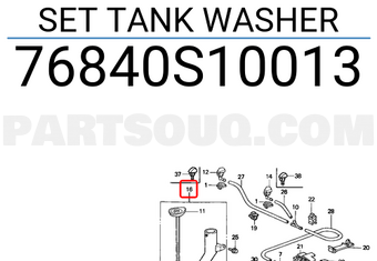 Honda 76840S10013 SET TANK WASHER