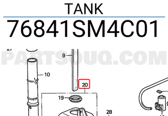 Honda 76841SM4C01 TANK