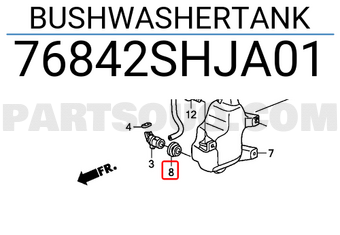Honda 76842SHJA01 BUSHWASHERTANK