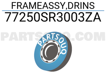Honda 77250SR3003ZA FRAMEASSY,DRINS