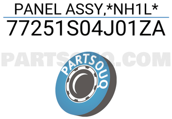 Honda 77251S04J01ZA PANEL ASSY,*NH1L*