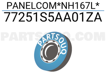 Honda 77251S5AA01ZA PANELCOM*NH167L*