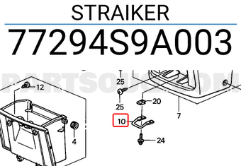Honda 77294S9A003 STRAIKER