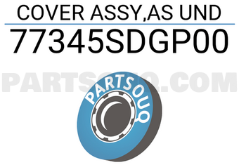 Honda 77345SDGP00 COVER ASSY,AS UND