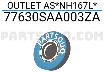 Honda 77630SAA003ZA OUTLET AS*NH167L*