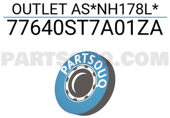 Honda 77640ST7A01ZA OUTLET AS*NH178L*
