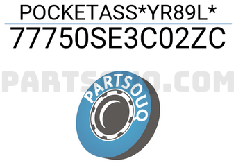 Honda 77750SE3C02ZC POCKETASS*YR89L*