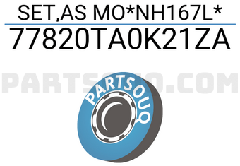 Honda 77820TA0K21ZA SET,AS MO*NH167L*