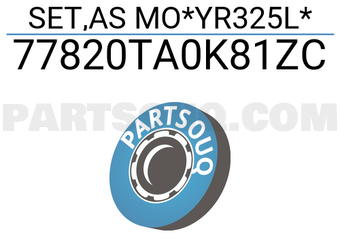 Honda 77820TA0K81ZC SET,AS MO*YR325L*