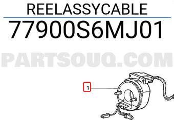 Honda 77900S6MJ01 REELASSYCABLE