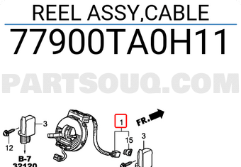 Honda 77900TA0H11 REEL ASSY,CABLE