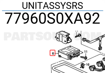 Honda 77960S0XA92 UNITASSYSRS