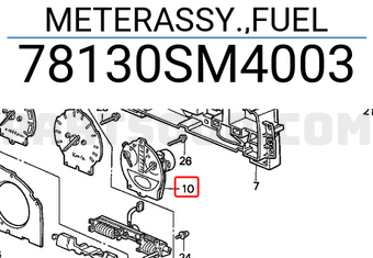 Honda 78130SM4003 METERASSY.,FUEL