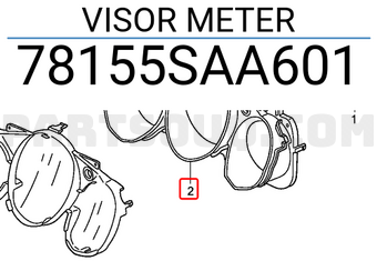 Honda 78155SAA601 VISOR METER