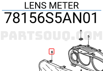 Honda 78156S5AN01 LENS METER