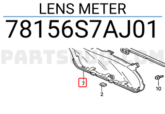 Honda 78156S7AJ01 LENS METER